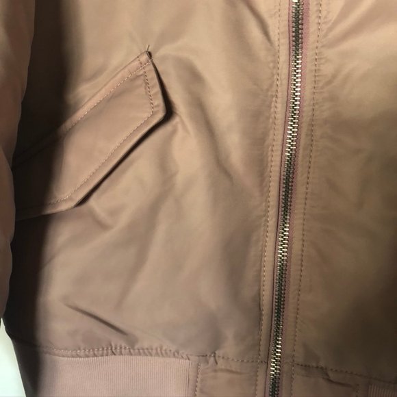 Everlane Bomber Jacket in Blush - Picture 4 of 7